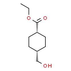 ChemSpider 2D Image | Ethyl cis-4-(hydroxymethyl)cyclohexanecarboxylate | C10H18O3