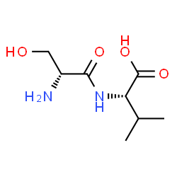ChemSpider 2D Image | D-Seryl-L-valine | C8H16N2O4
