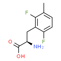 ChemSpider 2D Image | 2,6-Difluoro-3-methyl-D-phenylalanine | C10H11F2NO2
