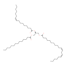 ChemSpider 2D Image | 2-[(9Z)-9-Hexadecenoyloxy]-3-(tetradecanoyloxy)propyl (11Z,14Z)-11,14-icosadienoate | C53H96O6