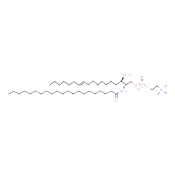 ChemSpider 2D Image | (2S,3R,11E)-2-(Henicosanoylamino)-3-hydroxy-11-octadecen-1-yl 2-(trimethylammonio)ethyl phosphate | C44H89N2O6P