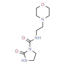 ChemSpider 2D Image | N-[2-(4-Morpholinyl)ethyl]-2-oxo-1-imidazolidinecarboxamide | C10H18N4O3