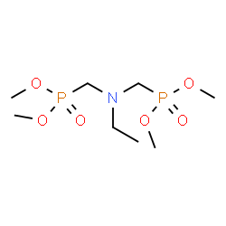 ChemSpider 2D Image | Tetramethyl [(ethylimino)bis(methylene)]bis(phosphonate) | C8H21NO6P2