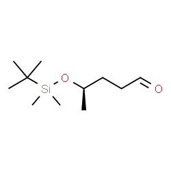 ChemSpider 2D Image | (4R)-4-{[Dimethyl(2-methyl-2-propanyl)silyl]oxy}pentanal | C11H24O2Si