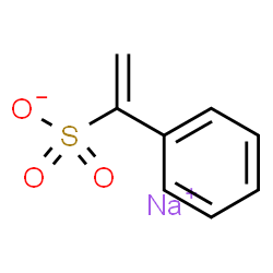 ChemSpider 2D Image | Sodium 1-phenylethenesulfonate | C8H7NaO3S