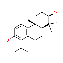 ChemSpider 2D Image | (3alpha,5beta,10alpha)-14-Isopropylpodocarpa-8,11,13-triene-3,13-diol | C20H30O2