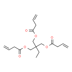 ChemSpider 2D Image | 2,2-bis(but-3-enoyloxymethyl)butyl but-3-enoate | C18H26O6