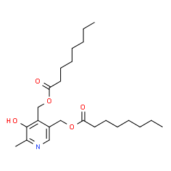 ChemSpider 2D Image | PYRIDOXINE DICAPRYLATE | C24H39NO5