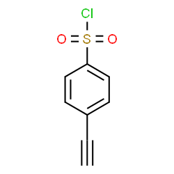 ChemSpider 2D Image | 4-Ethynylbenzenesulfonyl chloride | C8H5ClO2S