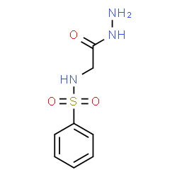 ChemSpider 2D Image | N-(2-Hydrazino-2-oxoethyl)benzenesulfonamide | C8H11N3O3S