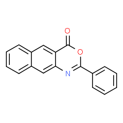 ChemSpider 2D Image | 2-Phenyl-4H-naphth[2,3-d][1,3]oxazin-4-one | C18H11NO2