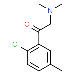 ChemSpider 2D Image | 1-(2-Chloro-5-methylphenyl)-2-(dimethylamino)ethanone | C11H14ClNO