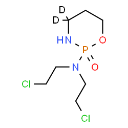ChemSpider 2D Image | N,N-Bis(2-chloroethyl)(4,4-~2~H_2_)-1,3,2-oxazaphosphinan-2-amine 2-oxide | C7H13D2Cl2N2O2P
