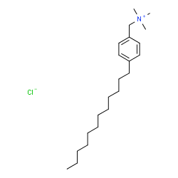 ChemSpider 2D Image | 4-dodecylbenzyltrimethylammonium chloride | C22H40ClN