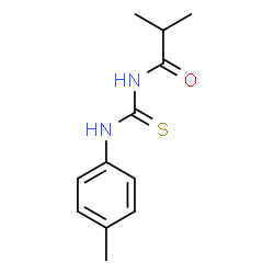ChemSpider 2D Image | 2-Methyl-N-[(4-methylphenyl)carbamothioyl]propanamide | C12H16N2OS