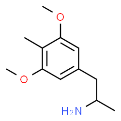 ChemSpider 2D Image | 1-(3,5-Dimethoxy-4-methylphenyl)-2-propanamine | C12H19NO2