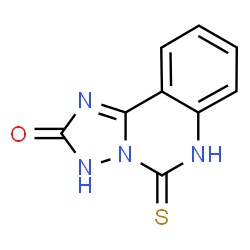 ChemSpider 2D Image | 5-Sulfanyl[1,2,4]triazolo[1,5-c]quinazolin-2(3H)-one | C9H6N4OS