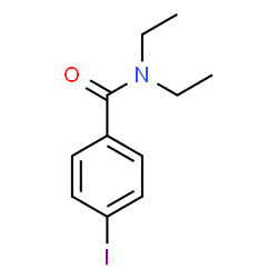 ChemSpider 2D Image | N,N-Diethyl-4-iodobenzamide | C11H14INO