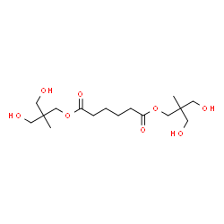 ChemSpider 2D Image | Bis(2,2-di(hydroxymethyl)propyl) hexanedioate | C16H30O8