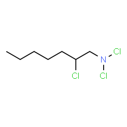 ChemSpider 2D Image | N,N,2-Trichloro-1-heptanamine | C7H14Cl3N
