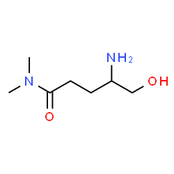 ChemSpider 2D Image | 4-Amino-5-hydroxy-N,N-dimethylpentanamide | C7H16N2O2