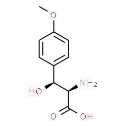 ChemSpider 2D Image | (betaS)-beta-Hydroxy-O-methyl-D-tyrosine | C10H13NO4