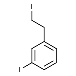 ChemSpider 2D Image | 1-Iodo-3-(2-iodoethyl)benzene | C8H8I2