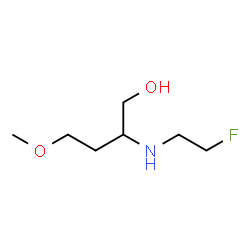 ChemSpider 2D Image | 2-[(2-Fluoroethyl)amino]-4-methoxy-1-butanol | C7H16FNO2