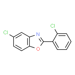 ChemSpider 2D Image | 5-Chloro-2-(2-chlorophenyl)-1,3-benzoxazole | C13H7Cl2NO