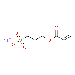 ChemSpider 2D Image | Sodium 3-sulfonatopropyl acrylate | C6H9NaO5S