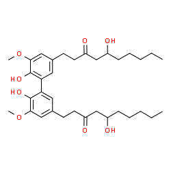 ChemSpider 2D Image | 1,1'-(6,6'-Dihydroxy-5,5'-dimethoxy-3,3'-biphenyldiyl)bis(5-hydroxy-3-decanone) | C34H50O8