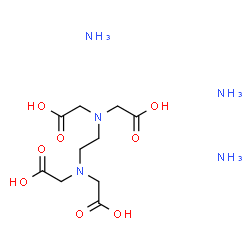 ChemSpider 2D Image | TRIAMMONIUM ETHYLENEDIAMINETETRAACETATE | C10H25N5O8