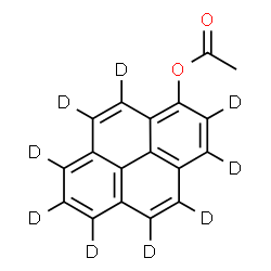ChemSpider 2D Image | (~2~H_9_)-1-Pyrenyl acetate | C18H3D9O2