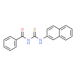 ChemSpider 2D Image | N-(2-Naphthylcarbamothioyl)benzamide | C18H14N2OS
