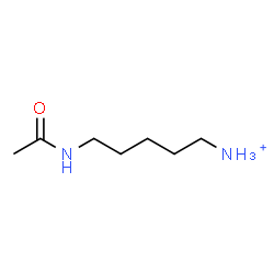 ChemSpider 2D Image | 5-Acetamido-1-pentanaminium | C7H17N2O