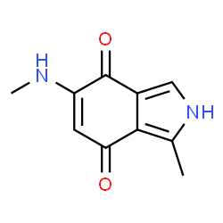 ChemSpider 2D Image | 1-Methyl-5-(methylamino)-2H-isoindole-4,7-dione | C10H10N2O2