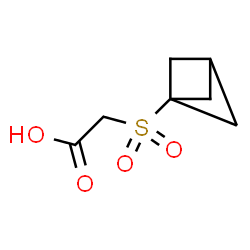 ChemSpider 2D Image | (Bicyclo[1.1.1]pent-1-ylsulfonyl)acetic acid | C7H10O4S