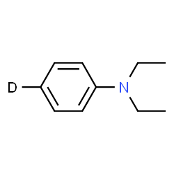 ChemSpider 2D Image | N,N-Diethyl(4-~2~H)aniline | C10H14DN