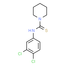 ChemSpider 2D Image | N-(3,4-Dichlorophenyl)-1-piperidinecarbothioamide | C12H14Cl2N2S
