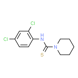 ChemSpider 2D Image | N-(2,4-Dichlorophenyl)-1-piperidinecarbothioamide | C12H14Cl2N2S