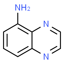 ChemSpider 2D Image | 5-Quinoxalinamine | C8H7N3