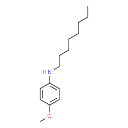 ChemSpider 2D Image | 4-Methoxy-N-octylaniline | C15H25NO