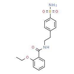 ChemSpider 2D Image | 2-Ethoxy-N-[2-(4-sulfamoylphenyl)ethyl]benzamide | C17H20N2O4S