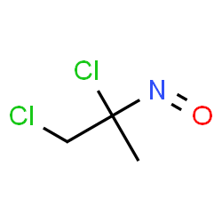 ChemSpider 2D Image | 1,2-Dichloro-2-nitrosopropane | C3H5Cl2NO