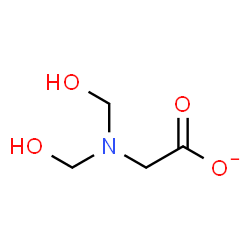 ChemSpider 2D Image | [Bis(hydroxymethyl)amino]acetate | C4H8NO4