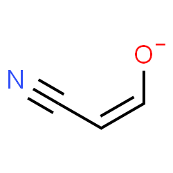 ChemSpider 2D Image | (Z)-2-Cyanoethenolate | C3H2NO