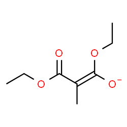 ChemSpider 2D Image | (1Z)-1,3-Diethoxy-2-methyl-3-oxo-1-propen-1-olate | C8H13O4