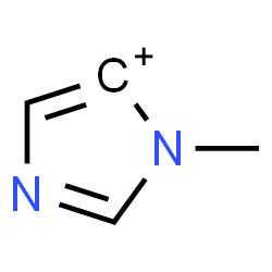 ChemSpider 2D Image | 1-Methyl-1H-imidazol-5-ylium | C4H5N2