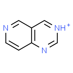 ChemSpider 2D Image | Pyrido[4,3-d]pyrimidin-3-ium | C7H6N3