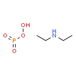 ChemSpider 2D Image | N-Ethylethanamine - hydroperoxy(oxo)phosphine oxide (1:1) | C4H12NO4P